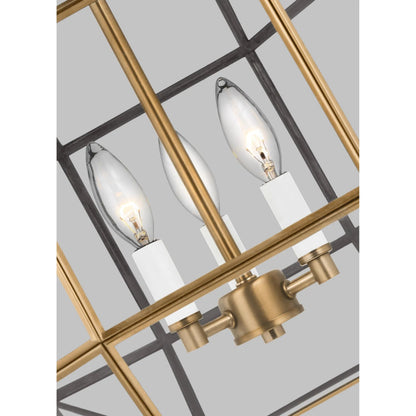 Morrison Small Three Light Lantern by Visual Comfort & Co.. Made from steel in a unique style.