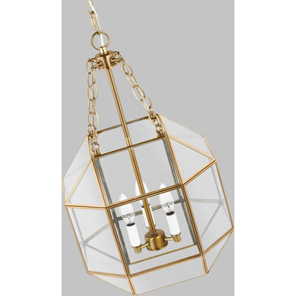 Morrison Small Three Light Lantern by Visual Comfort & Co.. Made from steel in a unique style.