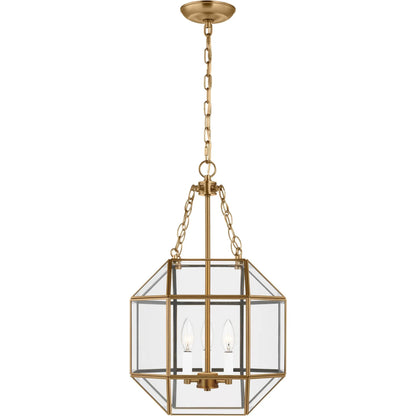 Morrison Small Three Light Lantern by Visual Comfort & Co.. Made from steel in a unique style.