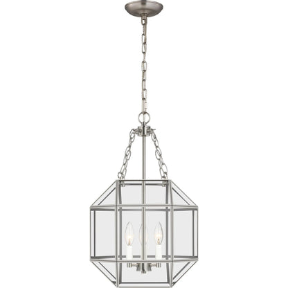 Morrison Small Three Light Lantern by Visual Comfort & Co.. Made from steel in a unique style.