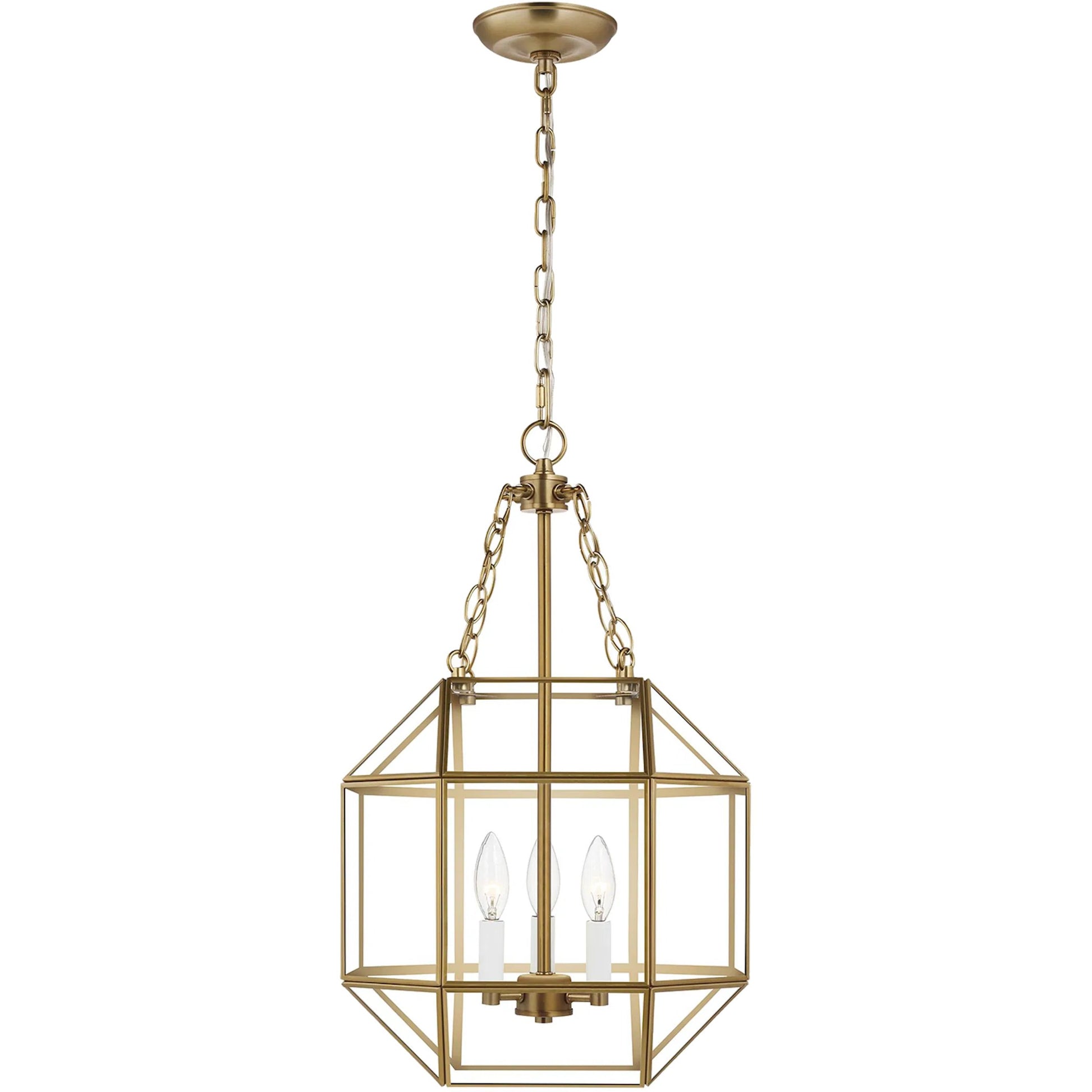 Morrison Small Three Light Lantern by Visual Comfort & Co.. Made from steel in a unique style.
