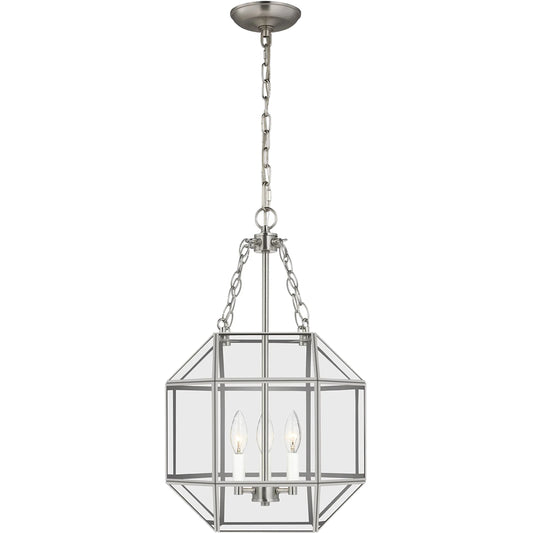 Morrison Small Three Light Lantern by Visual Comfort & Co.. Made from steel in a unique style.