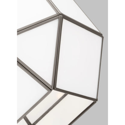 Morrison Small Three Light Lantern by Visual Comfort & Co.. Made from steel in a unique style.