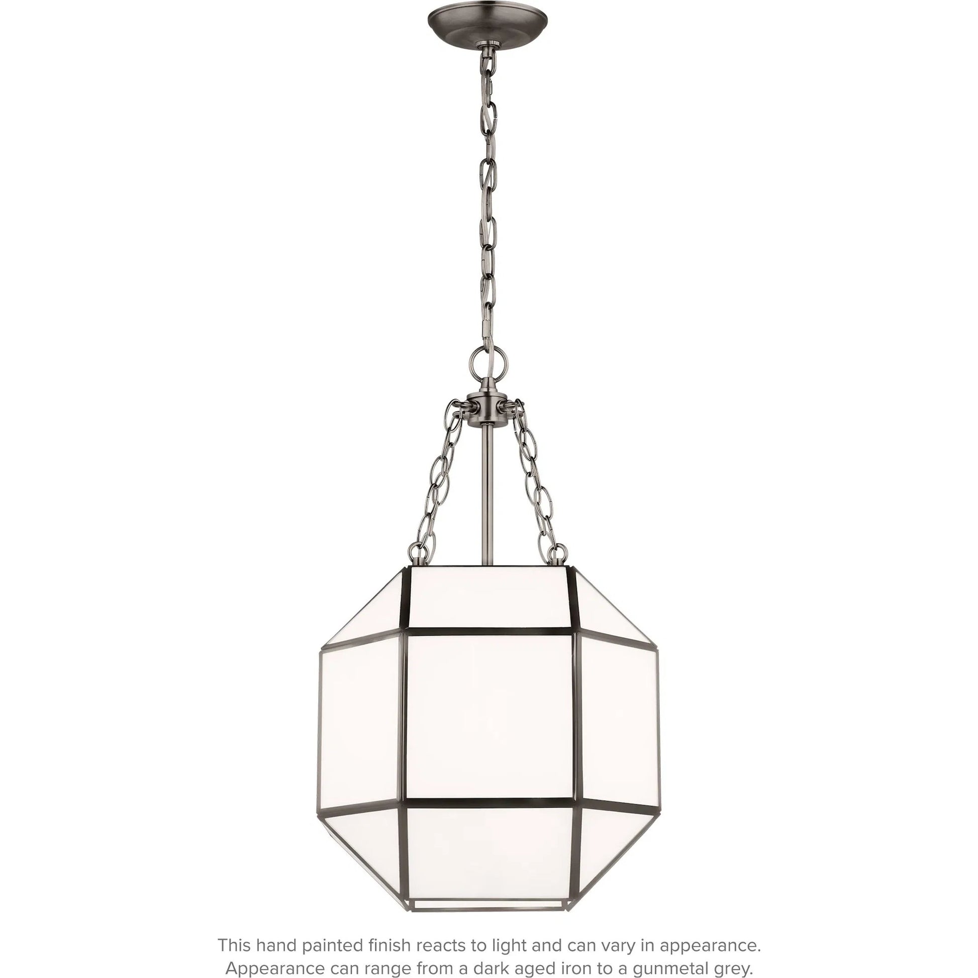 Morrison Small Three Light Lantern by Visual Comfort & Co.. Made from steel in a unique style.