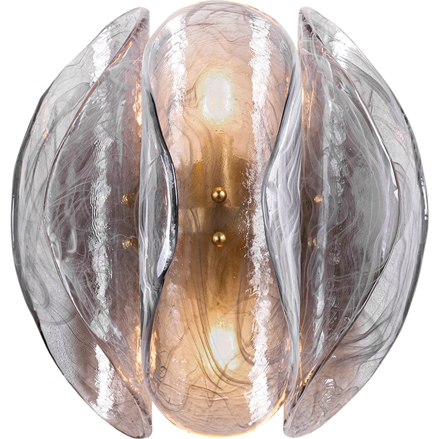 002 SI-2374161 | Additional Silo | Anatase Wall Sconce by Corbett in vintage gold leaf. Made from iron in a modern style.