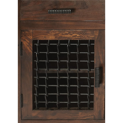 Ako Modern Console Chest by Butler Specialty Company in dark brown and modern expressions. Made from mango wood solids in a modern style.