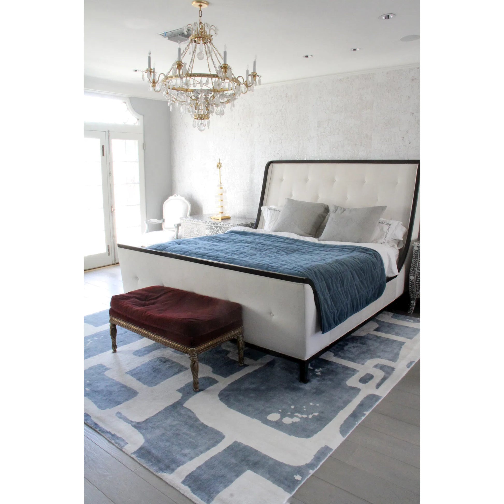Koda Rug by Exquisite Rugs. Made from bamboo silk in a unique style.