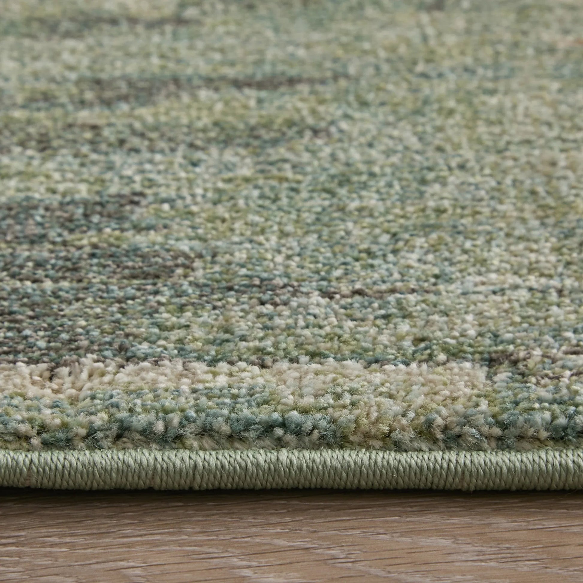 Eden EDN39QYF Rug by Feizy in green, ivory, brown. Made from polypropylene in a unique style.