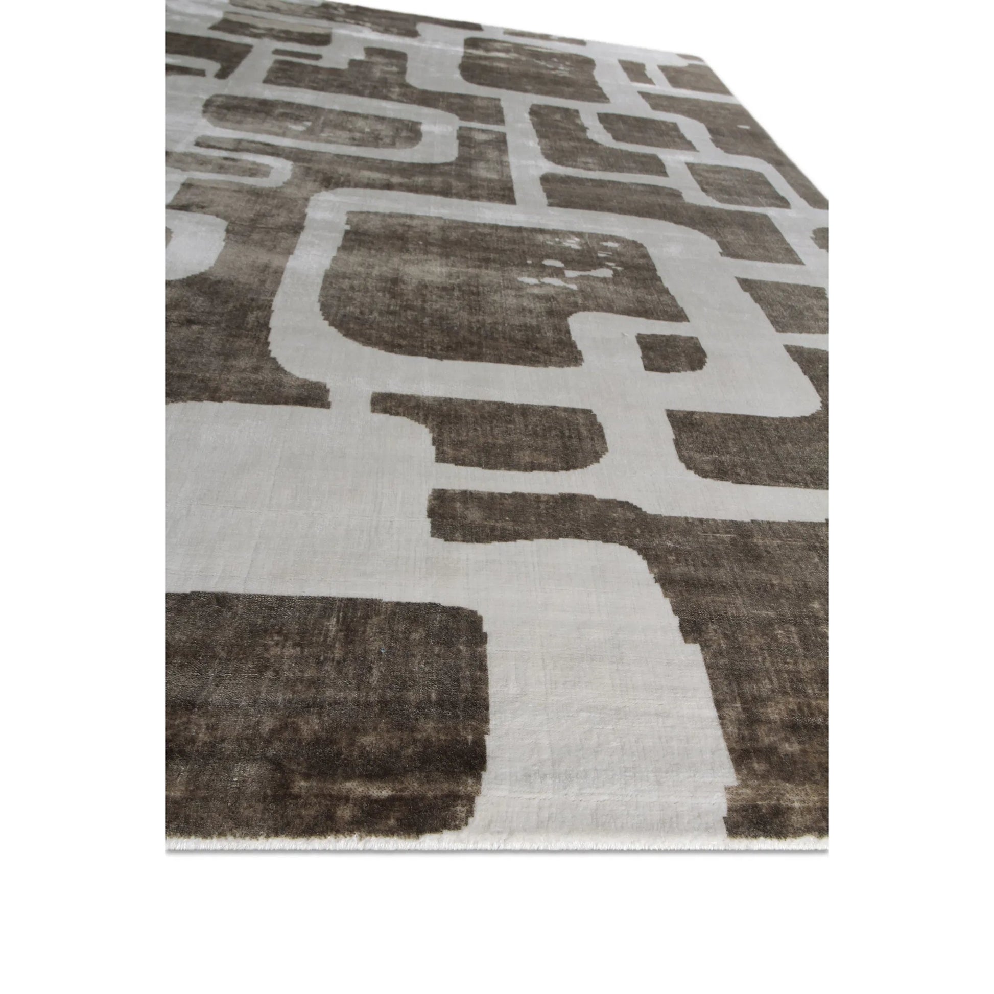 Koda Rug by Exquisite Rugs. Made from bamboo silk in a unique style.