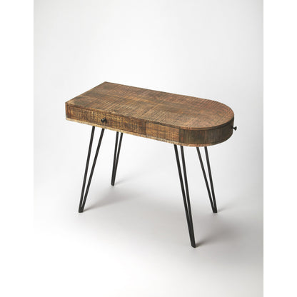 Sebastopol Loft Writing Desk by Butler Specialty Company in natural and butler loft. Made from mango wood, mdf, iron in a modern style.