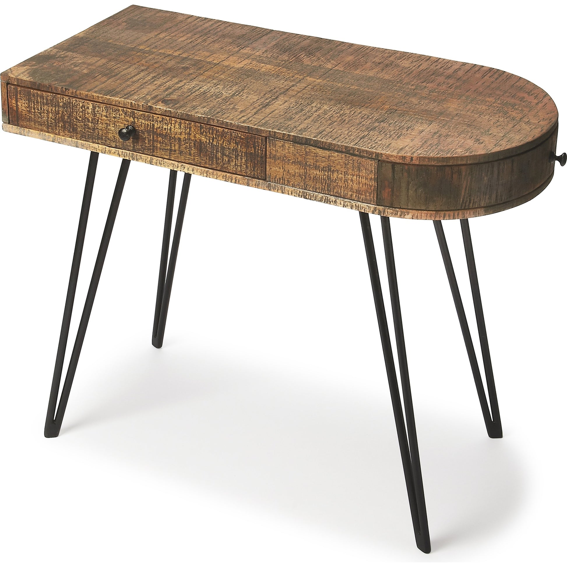 Sebastopol Loft Writing Desk by Butler Specialty Company in natural and butler loft. Made from mango wood, mdf, iron in a modern style.