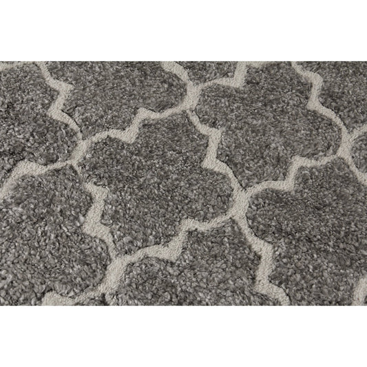 Lux Look 5188 Rug by Exquisite Rugs in gray. Made from bamboo silk in a unique style.