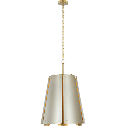 Peep Show Foyer Pendant by Varaluz in sunwashed silver, brushed sienna. Made from unique in a unique style.