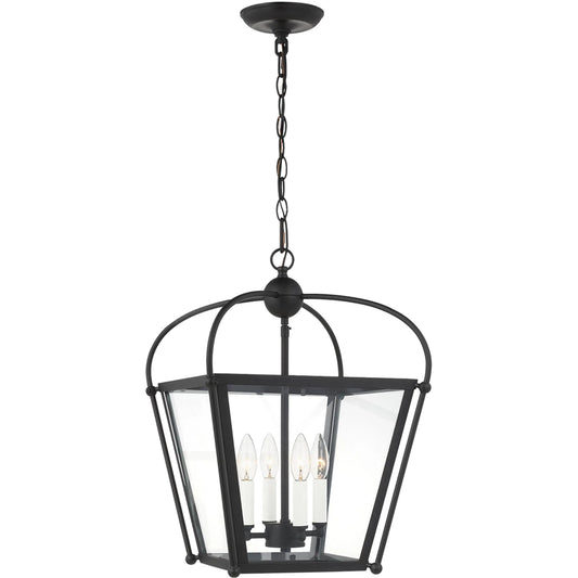 Charleston Small Four Light Lantern by Visual Comfort & Co.. Made from steel in a unique style.