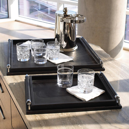 Wrapped Handle Tray by Global Views. Made from unique in a rustic style.