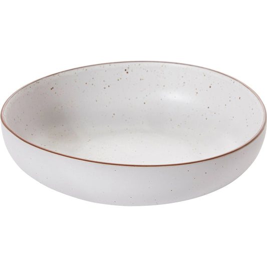 Madden Serving Bowl by Accent Decor in white. Made from ceramic in a modern style.