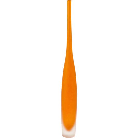 Spire Bottle by Global Views. Made from calcified sodium glass in a modern style.