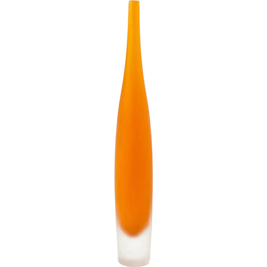 Spire Bottle by Global Views. Made from calcified sodium glass in a modern style.