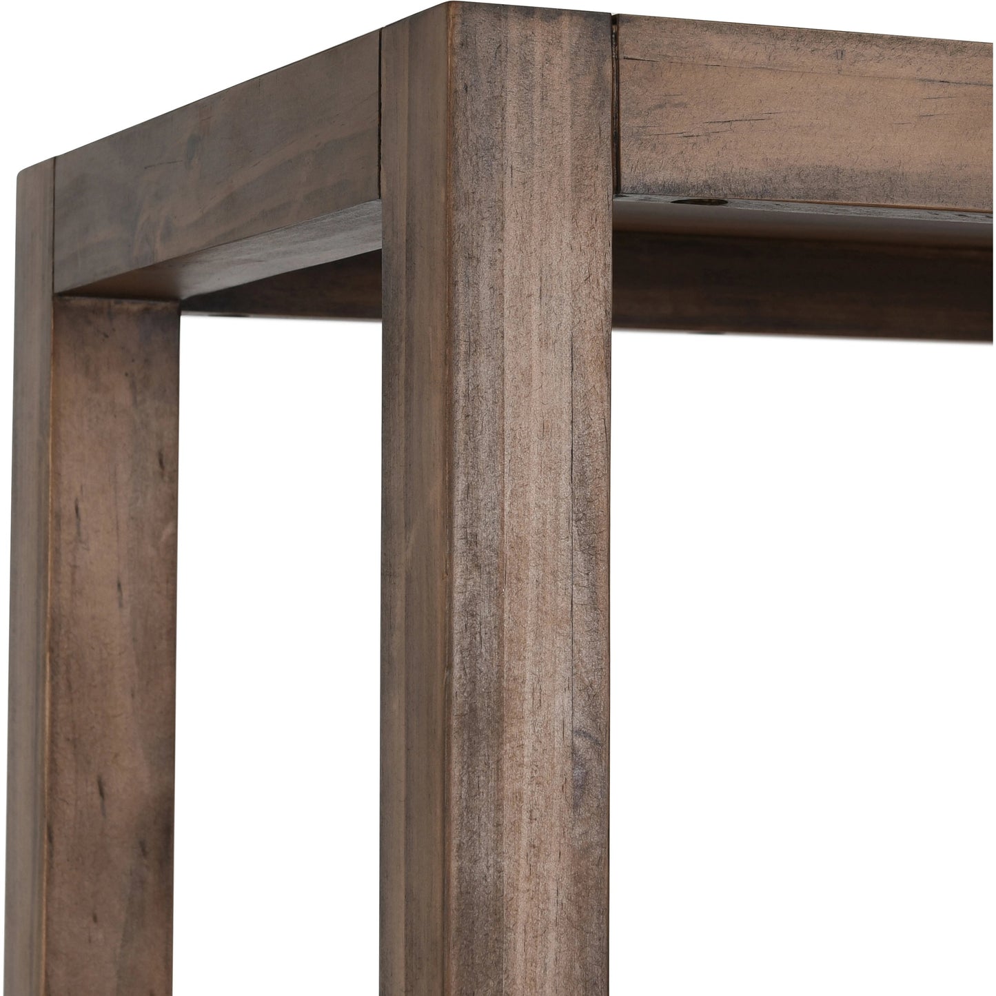 011 SI-2007482 | Closeup | Fenmore 2 Drawer Bookcase by Kosas Home in almond brown. Made from pine wood in a modern style.