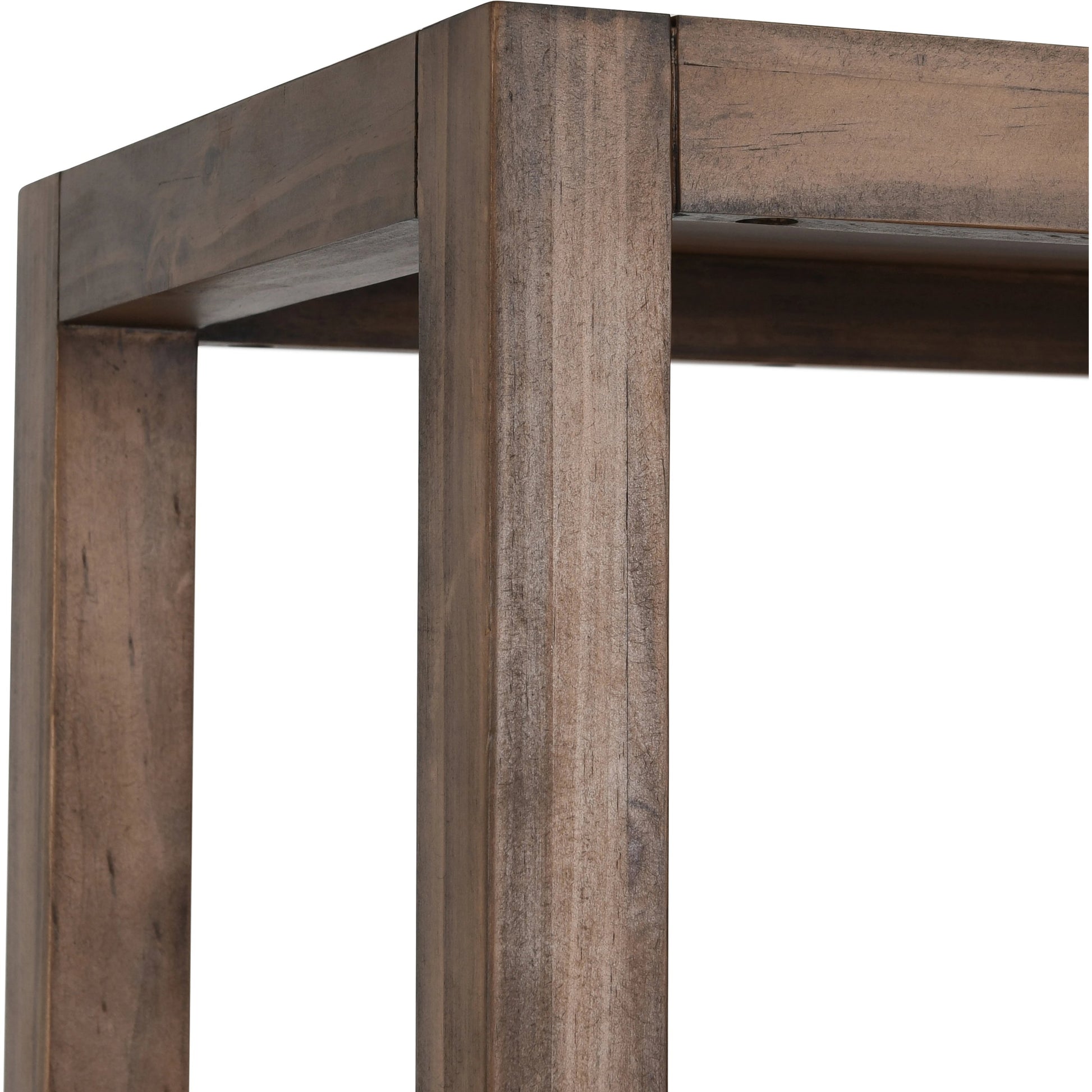 Fenmore 2 Drawer Bookcase by Kosas Home in almond brown. Made from pine wood in a modern style.