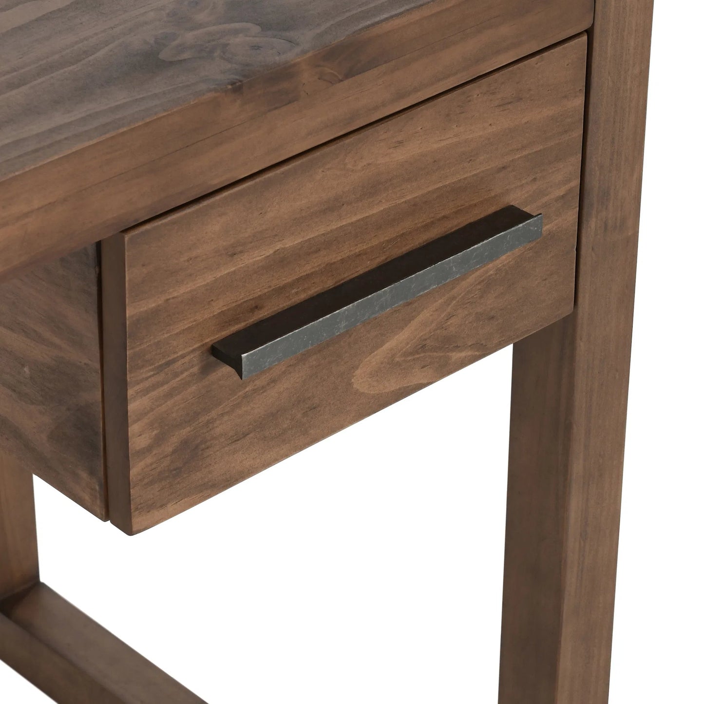 015 SI-2388550 | Closeup | Fenmore Desk by Kosas Home. Made from pine wood in a unique style.