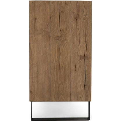 Danica Reclaimed Oak 4-Door Buffet by Classic Home in natural,black. Made from unique in a unique style.
