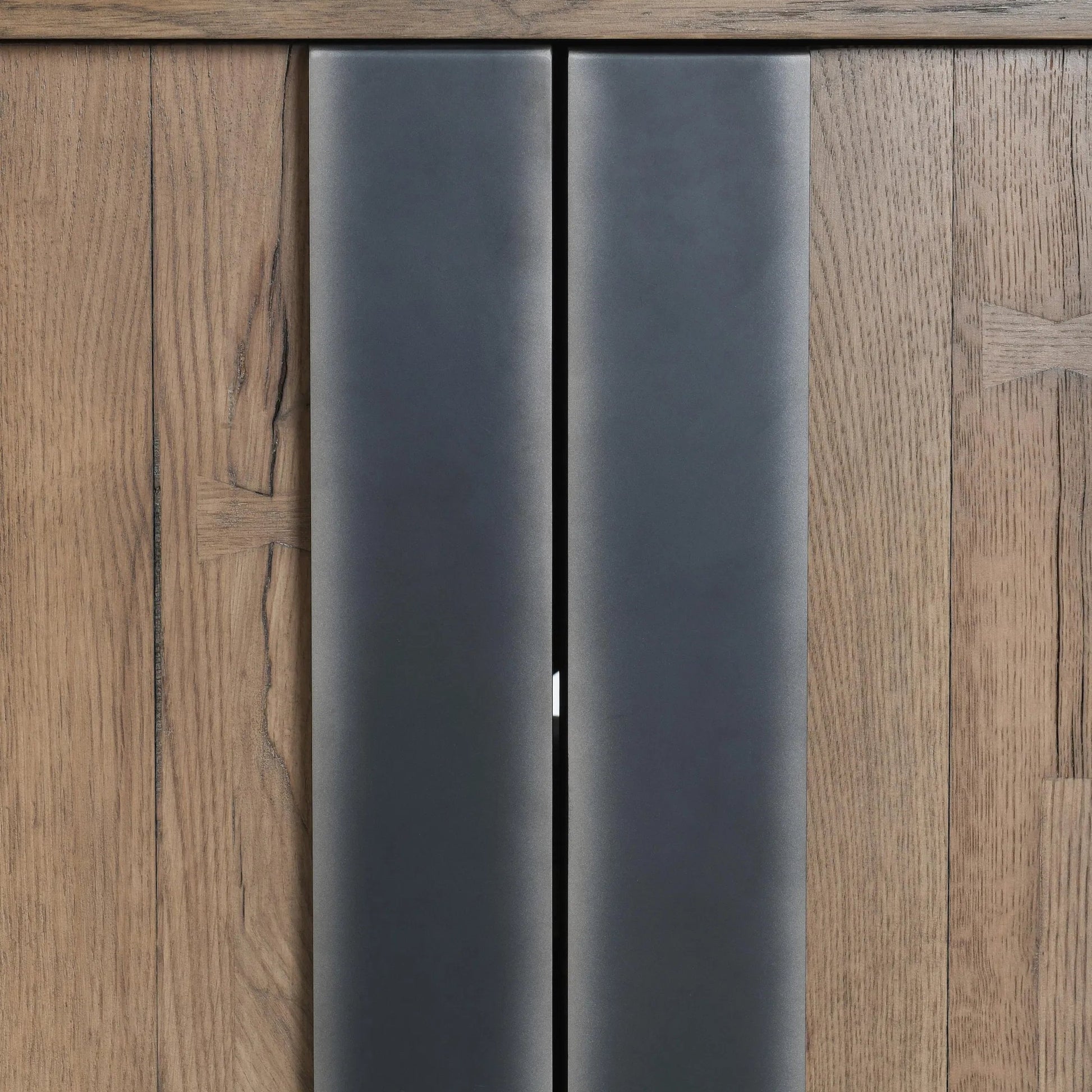 Danica Reclaimed Oak 4-Door Buffet by Classic Home in natural,black. Made from unique in a unique style.