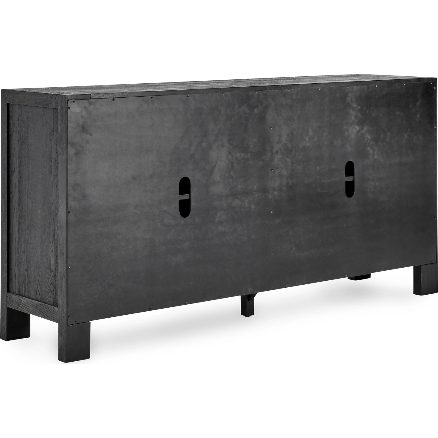 011 SI-2160299 | Additional Silo | Parsons Four Door Sideboard by Kosas Home in matte black. Made from oak wood in a modern style.