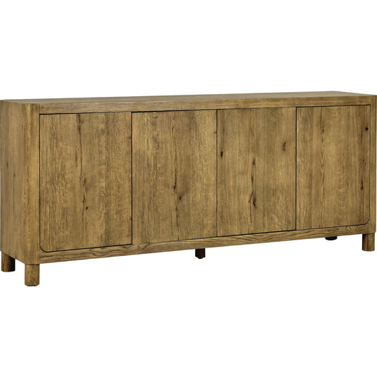Orlando 4 Door Sideboard by Classic Home. Made from solid oak, oak veneer, mdf in a modern style.