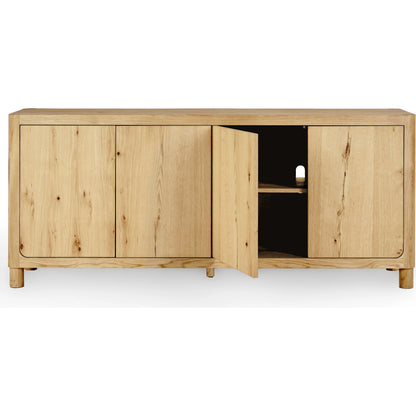 Orlando 4 Door Sideboard by Classic Home. Made from oak veneer in a modern style.