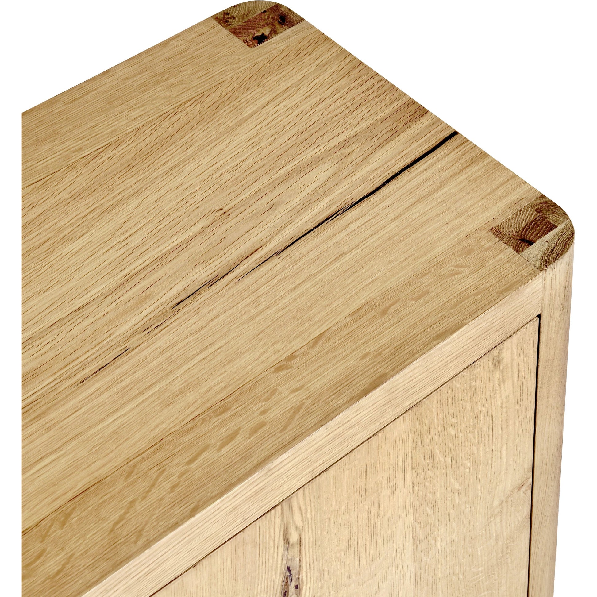 Orlando 4 Door Sideboard by Classic Home. Made from oak veneer in a modern style.