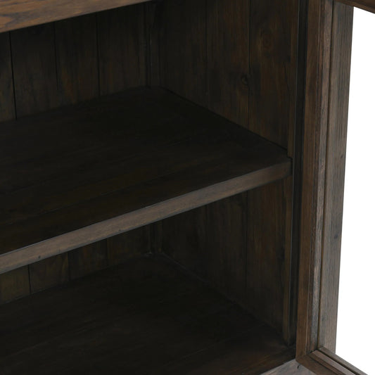 Troy 72" Reclaimed Oak Wood Buffet Sideboard by Classic Home in brown. Made from unique in a unique style.