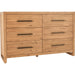 Fenmore 6-Drawer Dresser by Kosas Home. Made from pine wood in a transitional style.