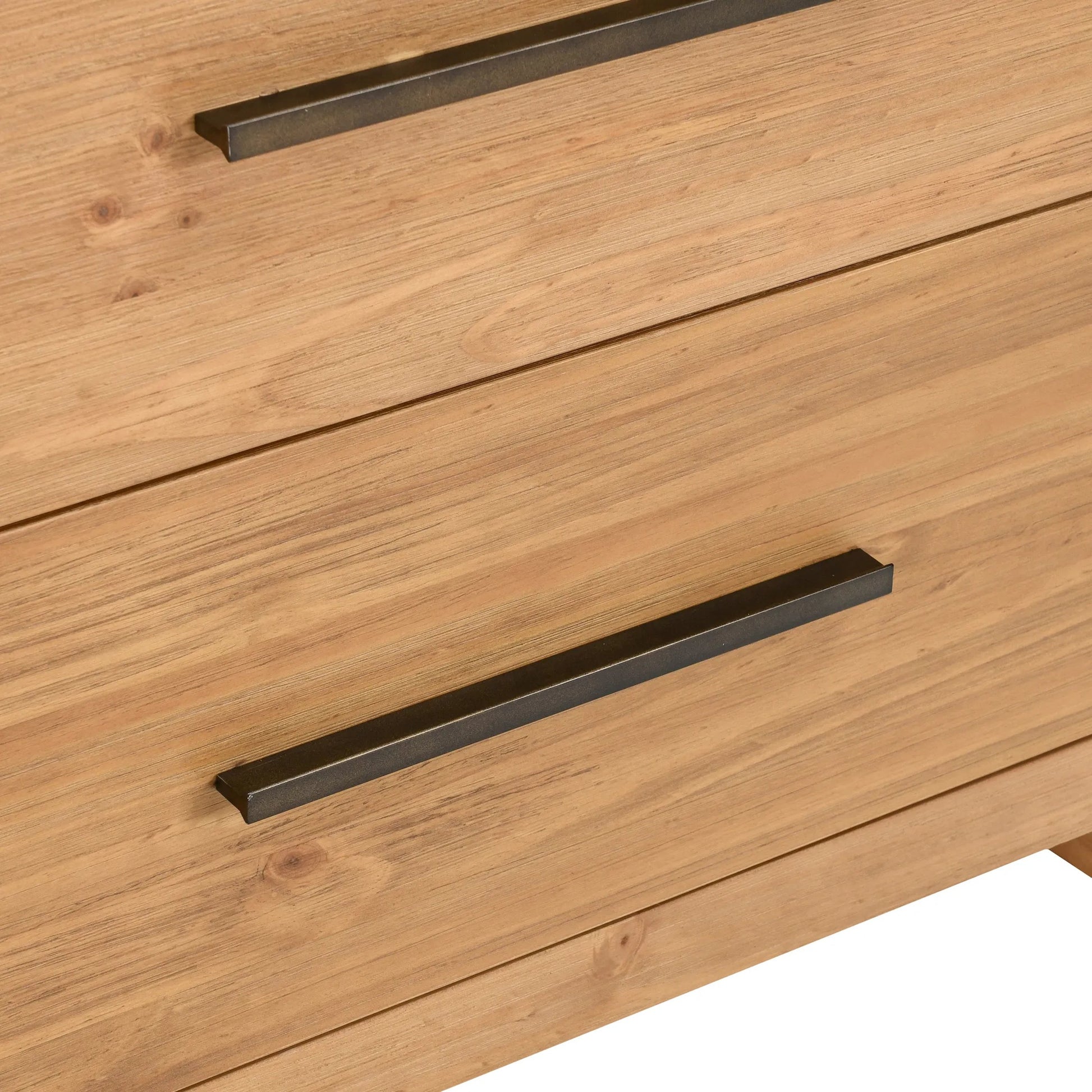 Fenmore 6-Drawer Dresser by Kosas Home in natural. Made from pine wood in a transitional style.