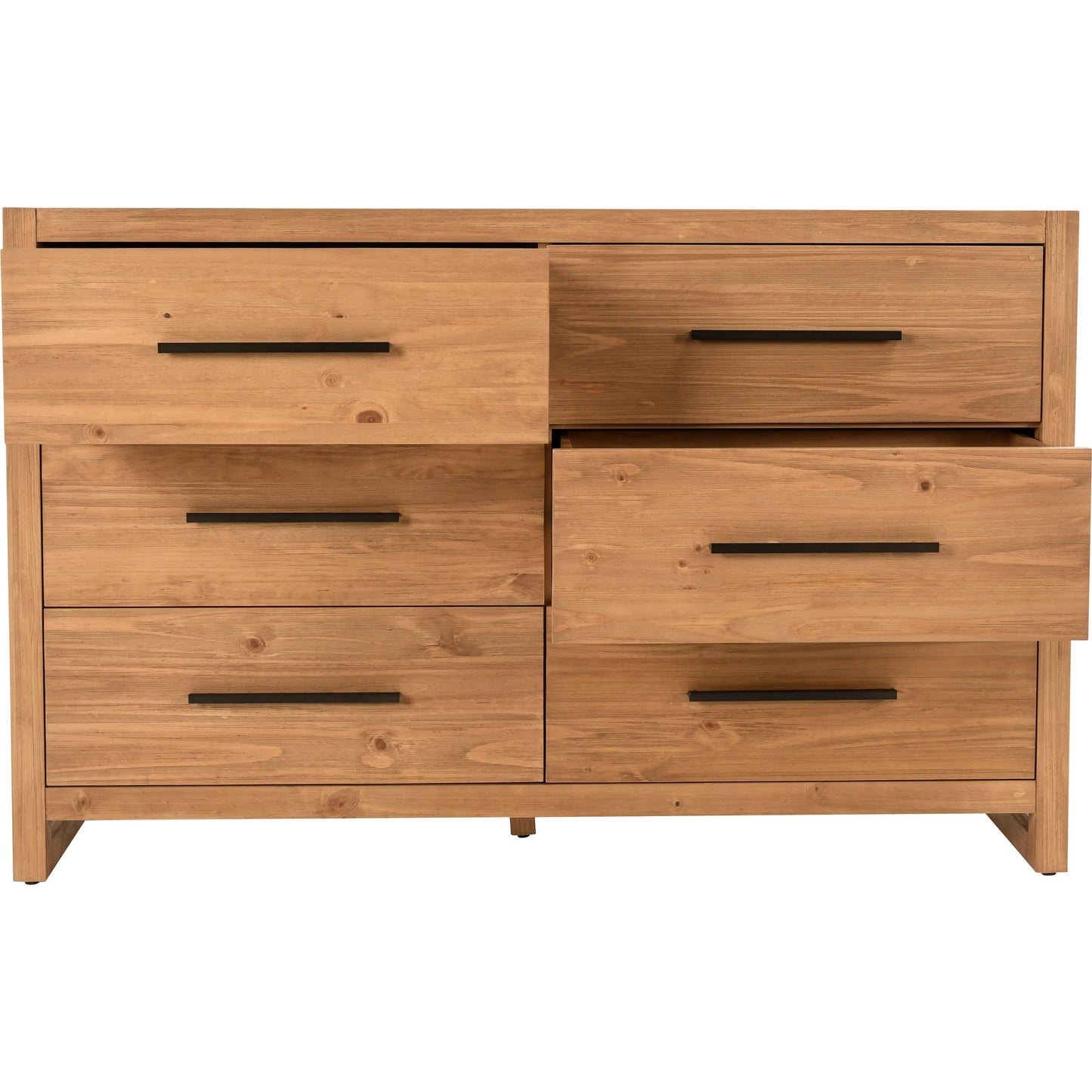 003 SI-2453396 | Additional Silo | Fenmore 6-Drawer Dresser by Kosas Home in natural. Made from pine wood in a transitional style.