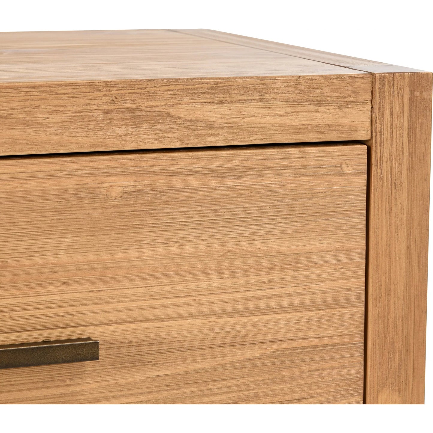 010 SI-2453396 | Closeup | Fenmore 6-Drawer Dresser by Kosas Home in natural. Made from pine wood in a transitional style.