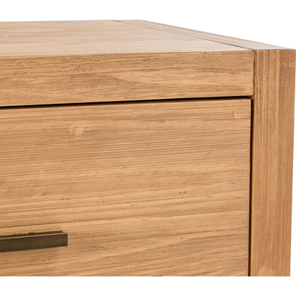 Fenmore 6-Drawer Dresser by Kosas Home in natural. Made from pine wood in a transitional style.