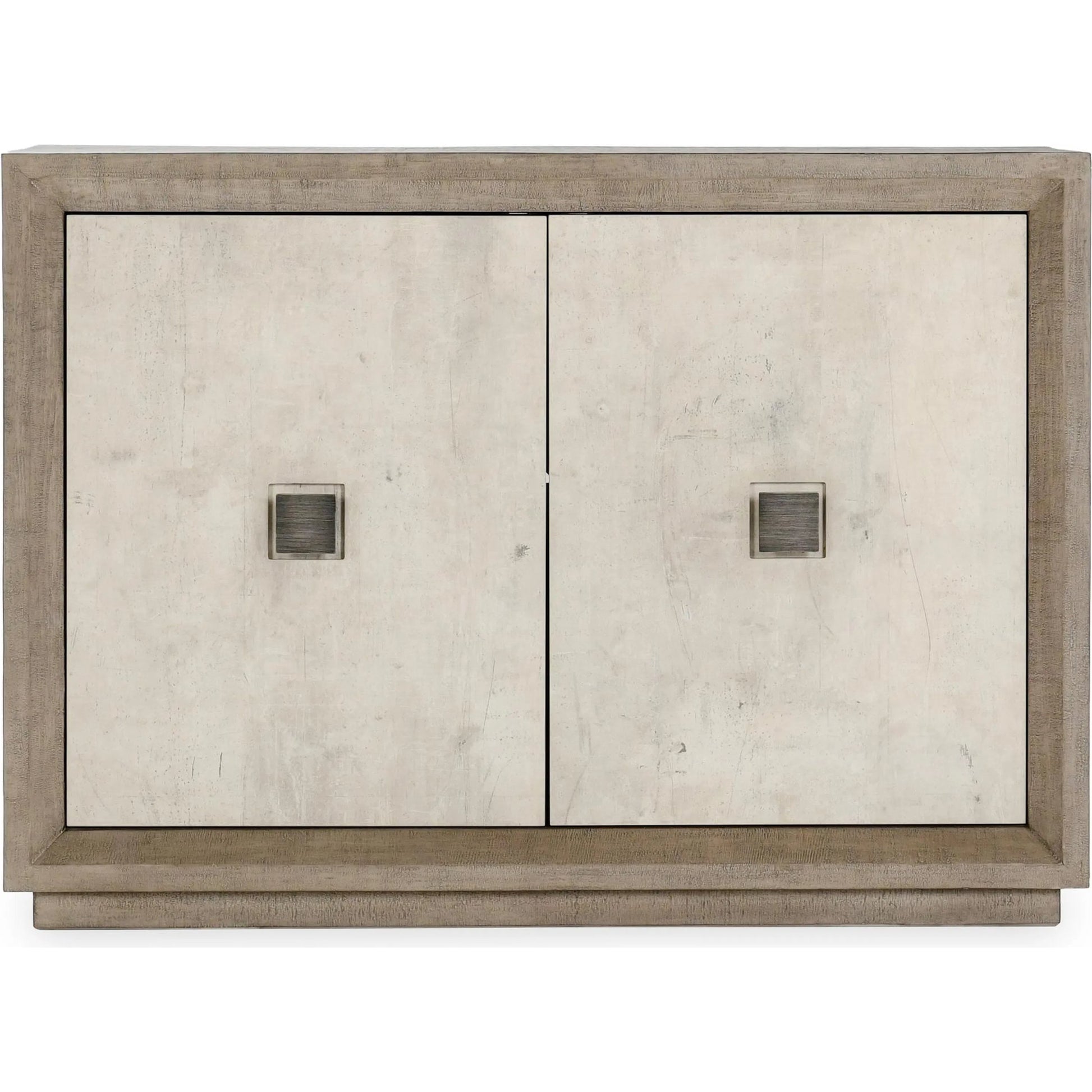 Denver 50" Wood Sideboard Buffet by Classic Home in distressed gray, concrete white. Made from concrete laminate, reclaimed pine in a transitional style.