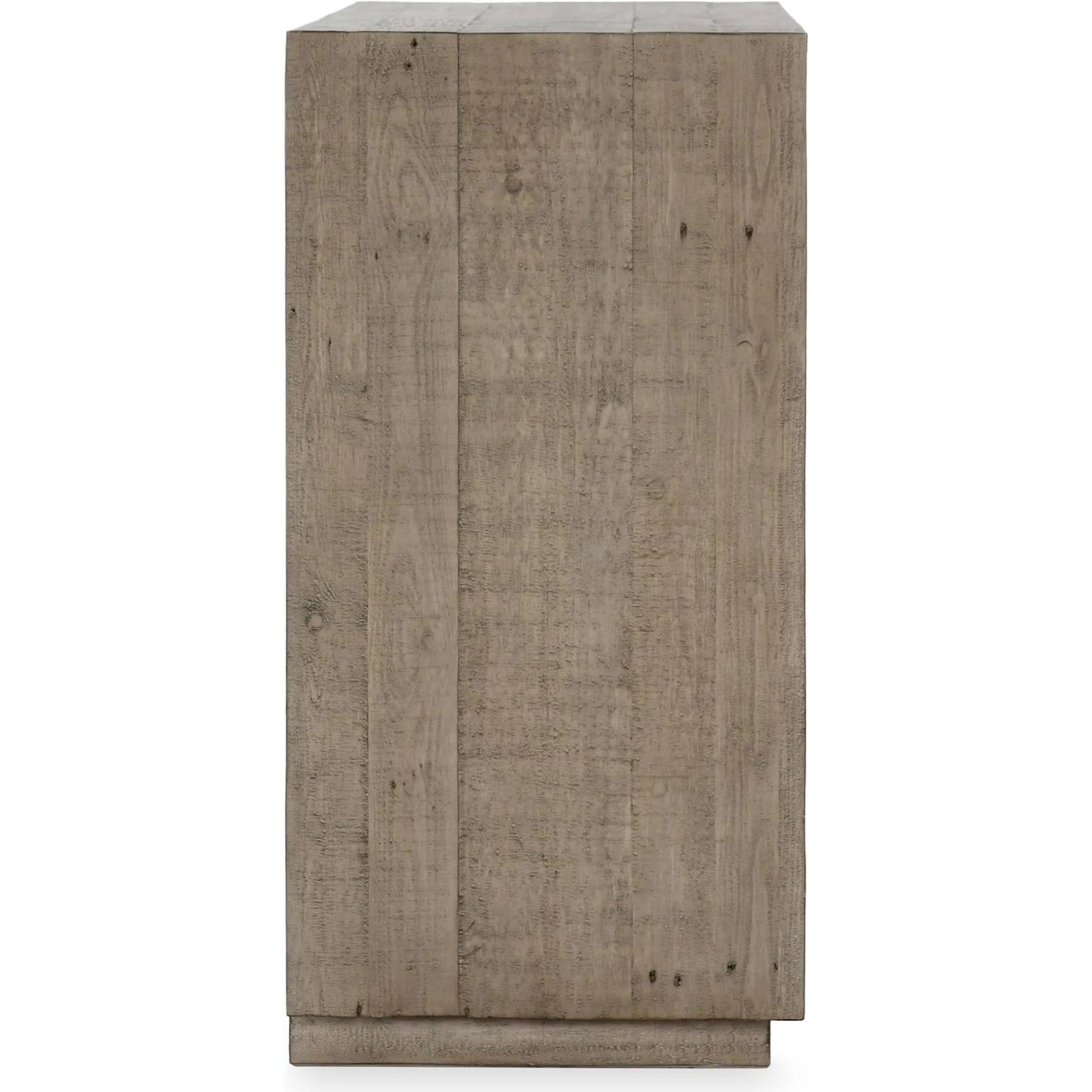 Denver 50" Wood Sideboard Buffet by Classic Home in distressed gray, concrete white. Made from concrete laminate, reclaimed pine in a transitional style.