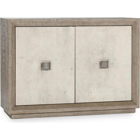 Denver 50" Wood Sideboard Buffet by Classic Home in distressed gray, concrete white. Made from concrete laminate, reclaimed pine in a unique style.
