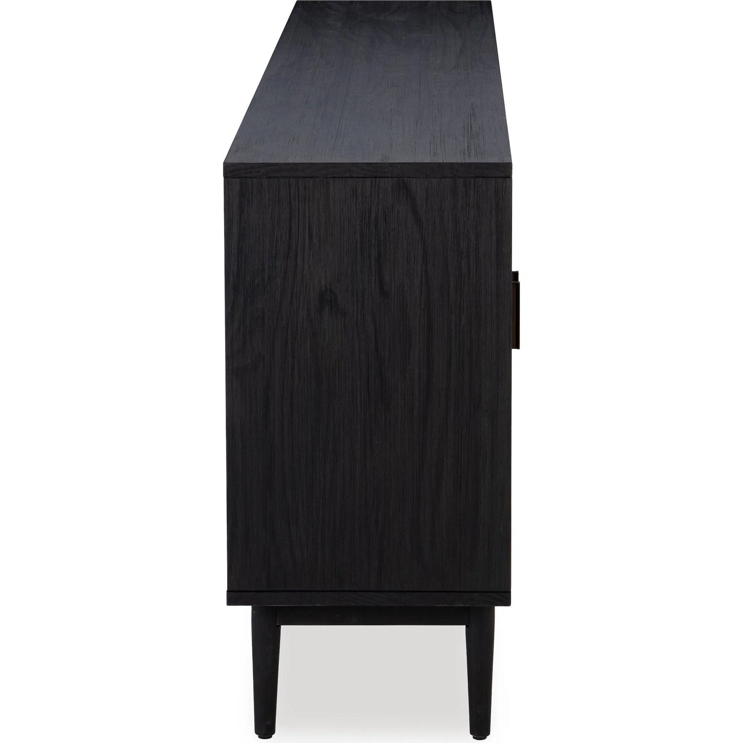 004 SI-2353786 | Additional Silo | Edris 4-Door Wood Sideboard Buffet by Kosas Home. Made from pine wood, cane in a rustic style.