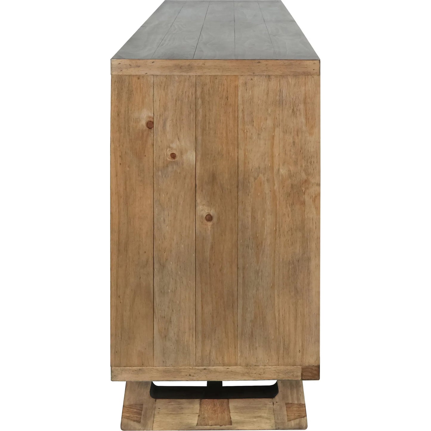 003 SI-2256325 | Additional Silo | Lyra Reclaimed Pine Wood Buffet Sideboard by Classic Home in smoke. Made from reclaimed pine in a transitional style.