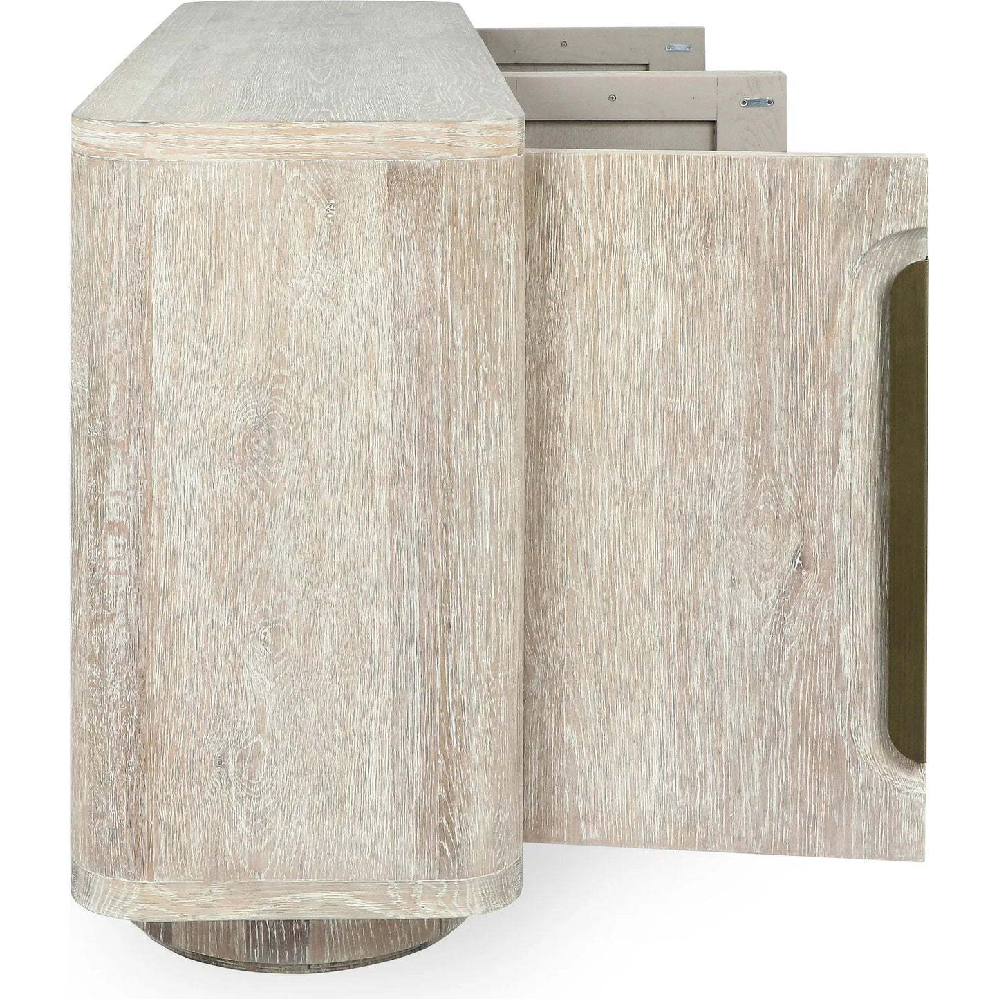 007 SI-2256327 | Additional Silo | Tiber Oak Veneer Wood Buffet Sideboard by Classic Home in white wash. Made from oak veneer in a transitional style.