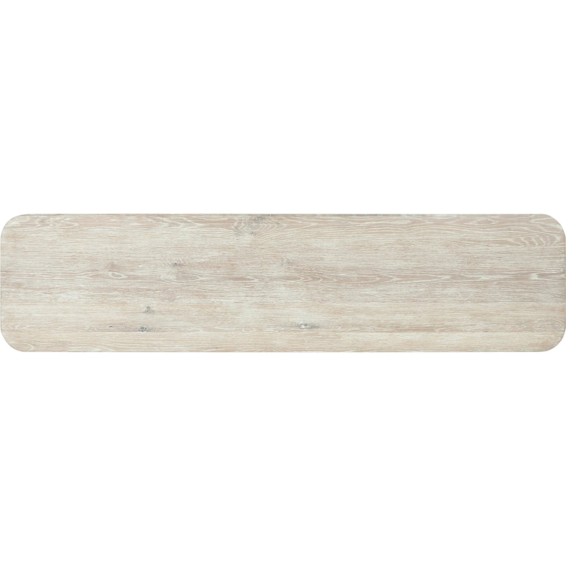 Tiber Oak Veneer Wood Buffet Sideboard by Classic Home in white wash. Made from oak veneer in a transitional style.