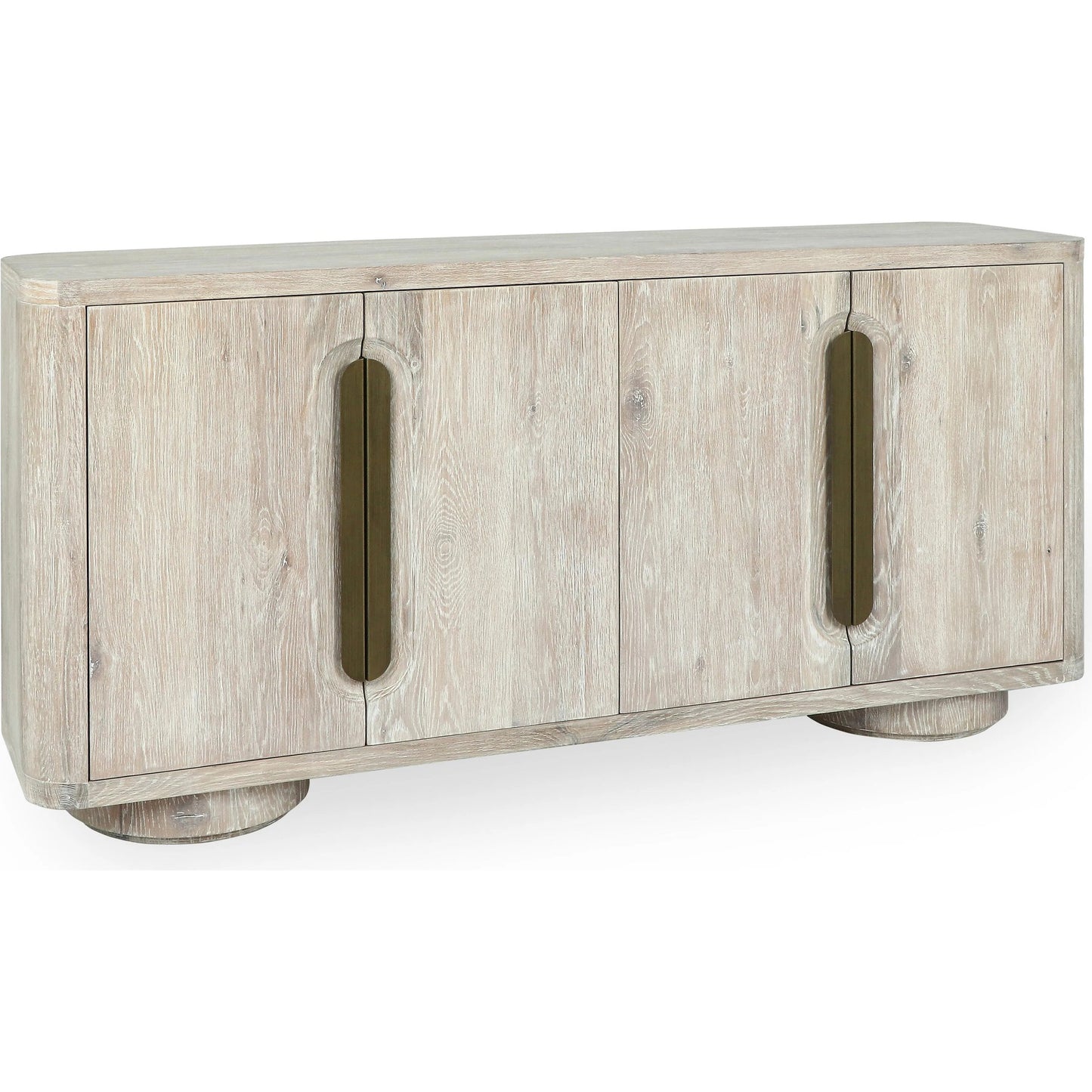 001 SI-2256327 | Primary Silo | Tiber Oak Veneer Wood Buffet Sideboard by Classic Home in white wash. Made from oak veneer in a transitional style.