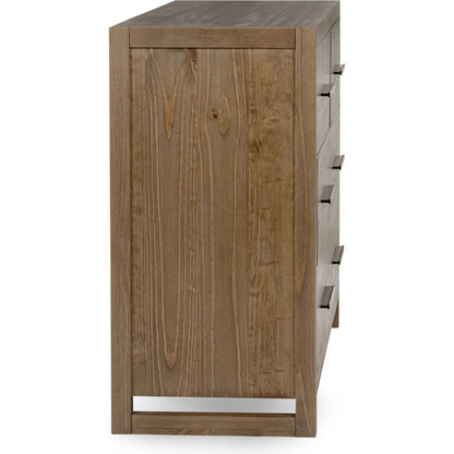Fenmore 6-Drawer Dresser by Kosas Home. Made from pine wood in a transitional style.