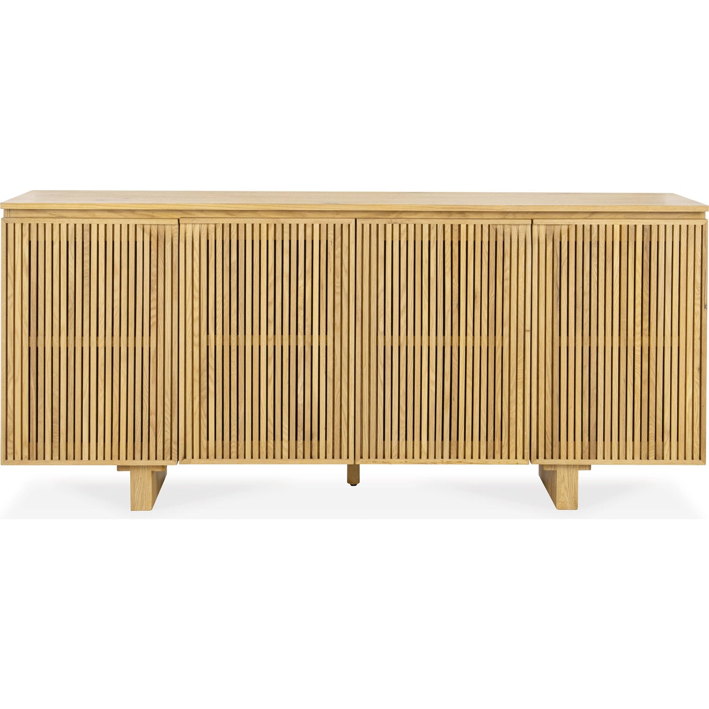 003 SI-2353825 | Additional Silo | Roya 4-Door Buffet by Classic Home in washed cream. Made from oak veneer in a transitional style.