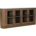 Vander Sideboard by Classic Home. Made from oak veneer, tempered glass in a transitional style.