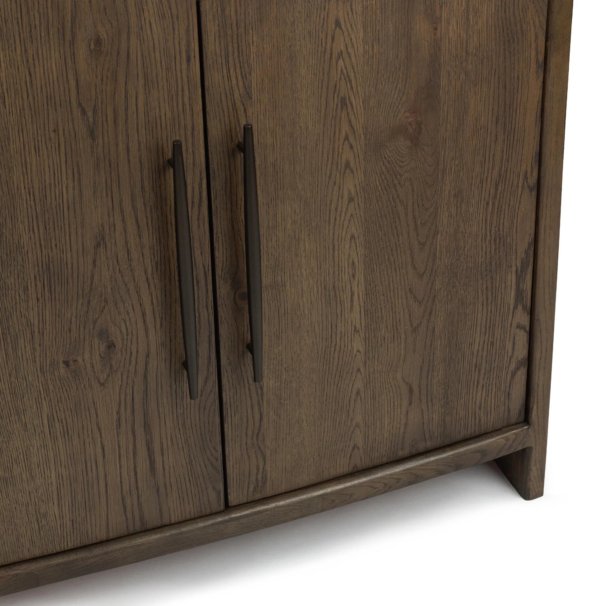 Estelle Wood Sideboard by Classic Home in soft cocoa. Made from oak veneer in a unique style.