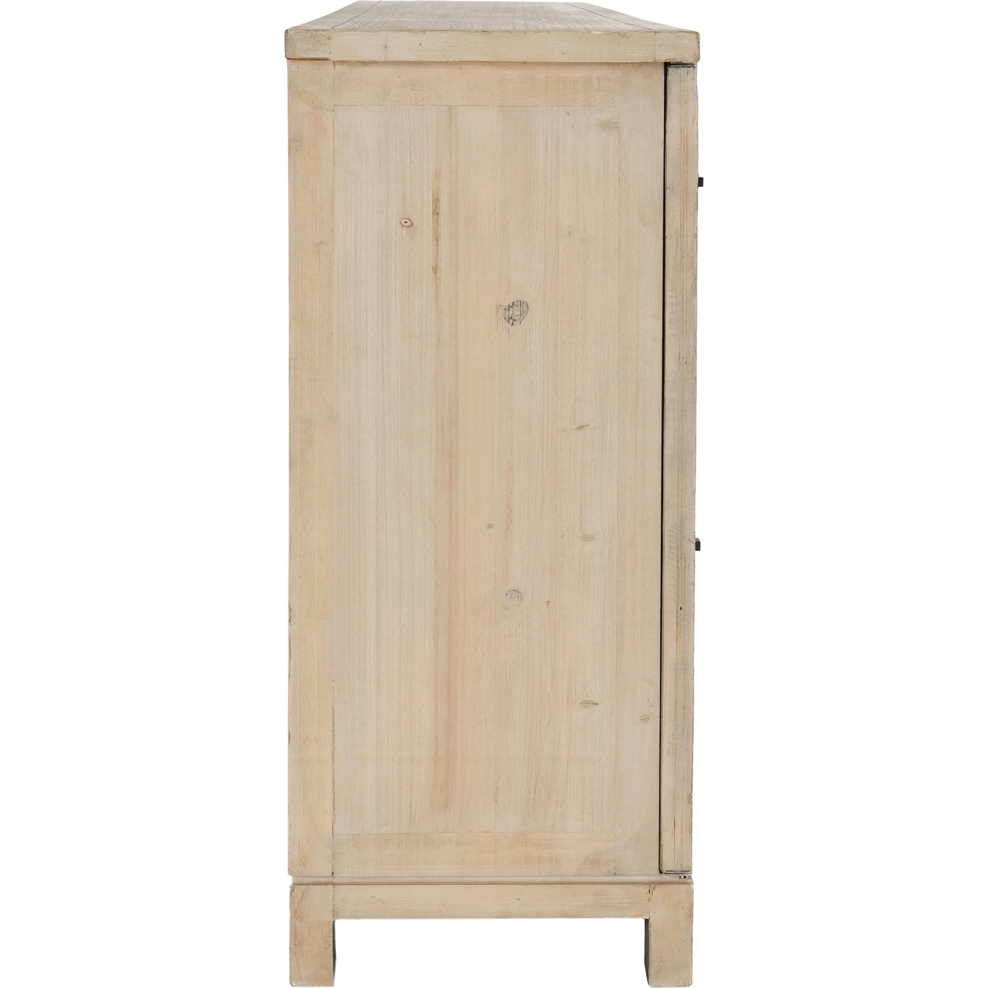 Landon 6 Doors Sideboard by Classic Home in antique white. Made from reclaimed pine in a cottage & farmhouse style.